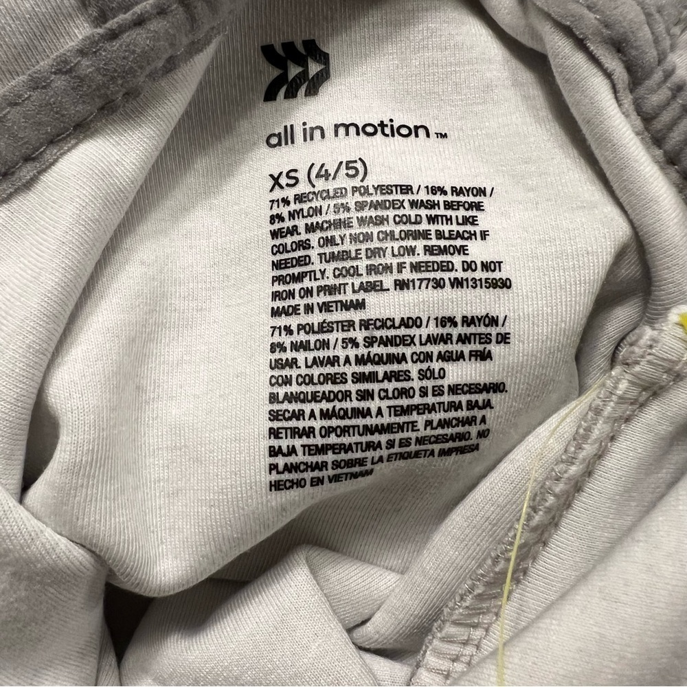 NWT- All in Motion Boy's Mesh Spacer Hoodie- Gray XS (4/5) - Picture 7 of 7